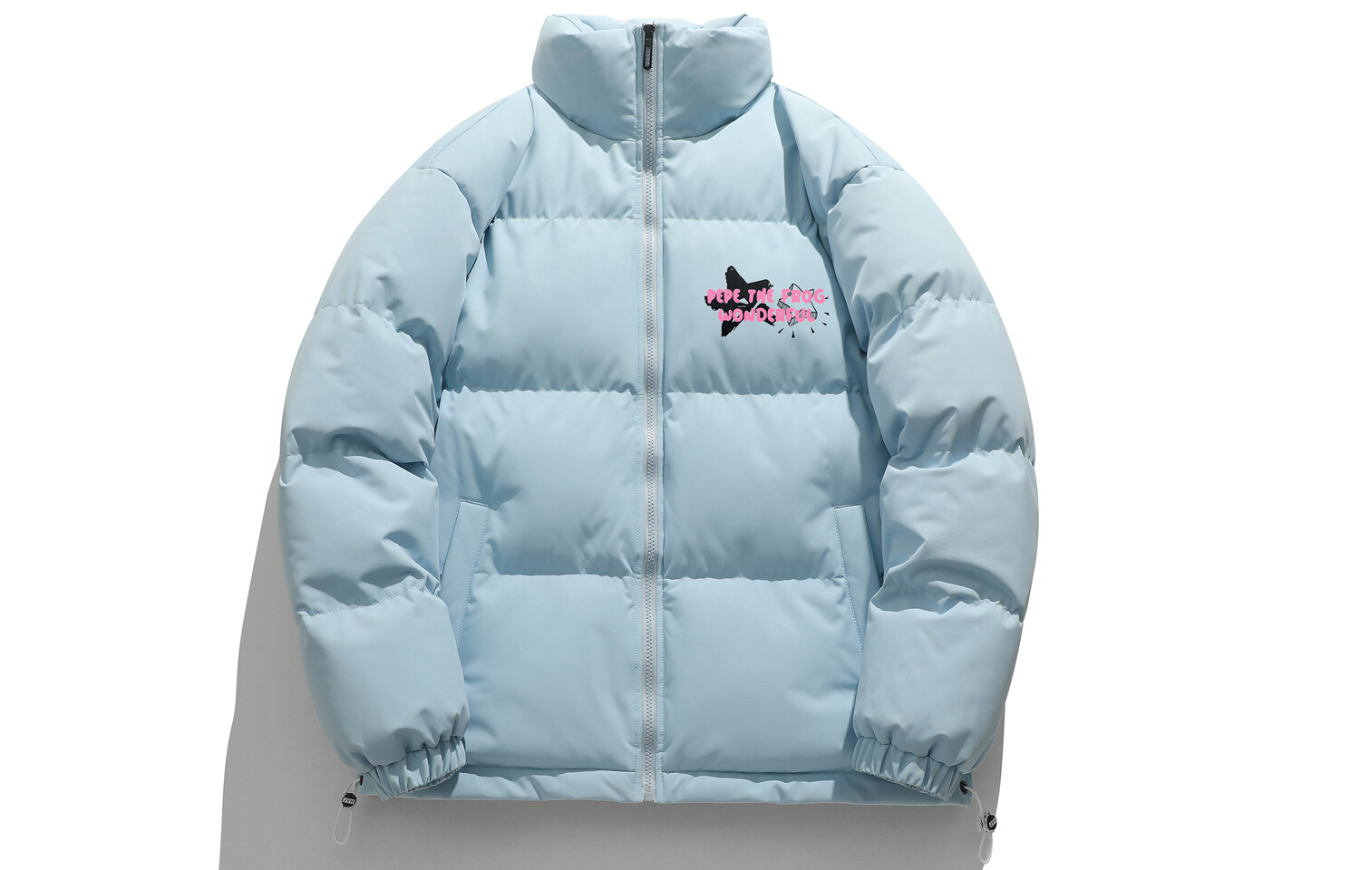 

Куртка Pepe The Frog Puffer Unisex, светло-синий