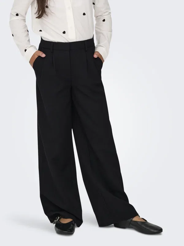 Брюки Koghattie zal life lc wide tlr noos trousers Only Girls, черный