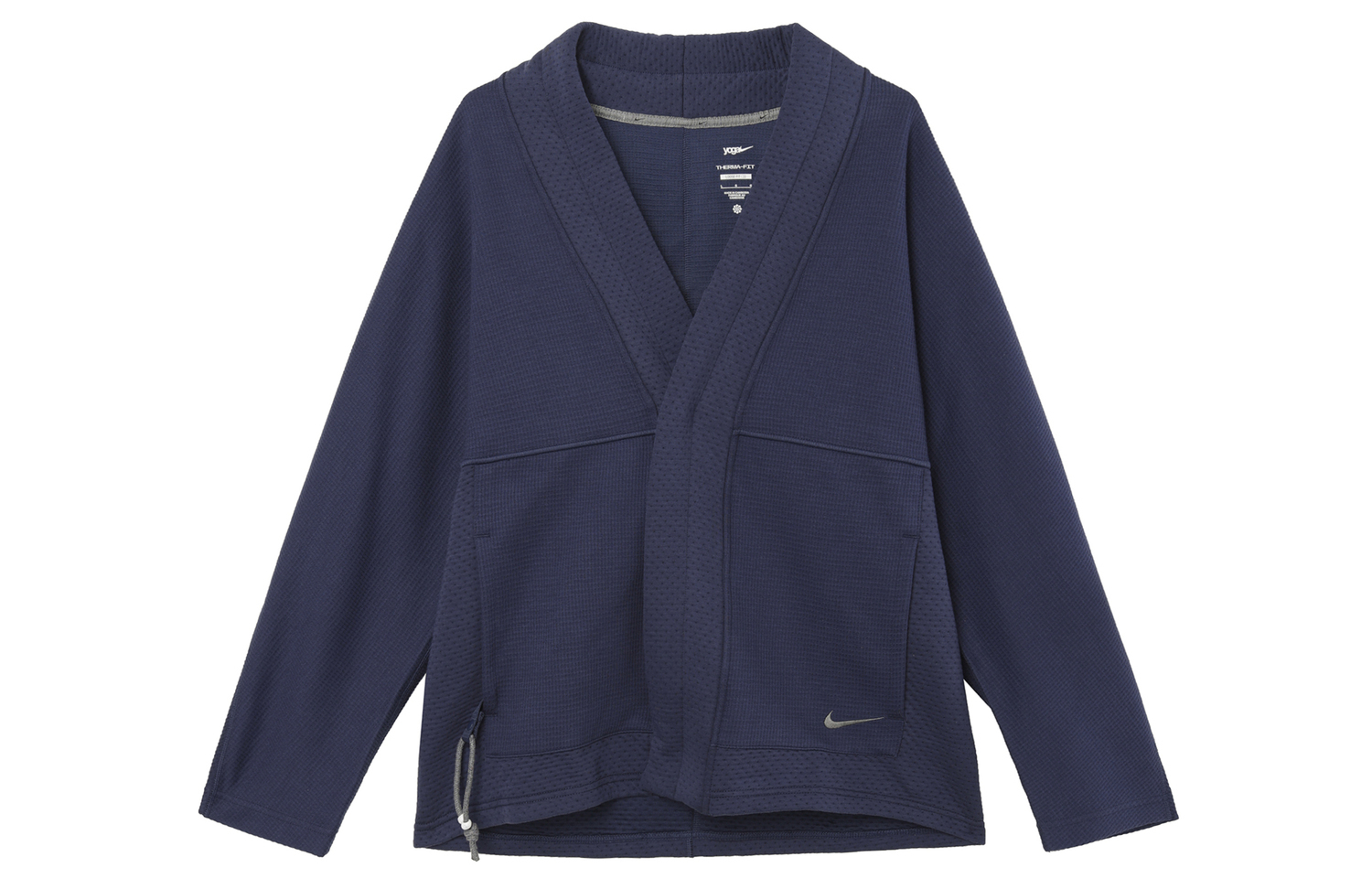 Куртка для йоги Nike Men's Deep Navy Blue/Iron Gray, Темно-синий/Серый металлик — фото 2
