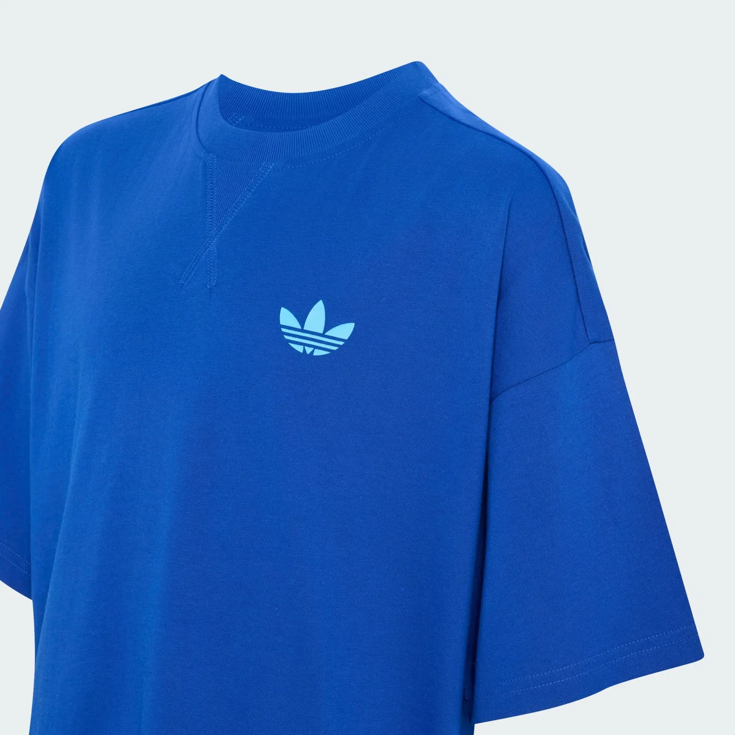 Футболка Adidas Originals Dino синего и бирюзового цвета — фото 3