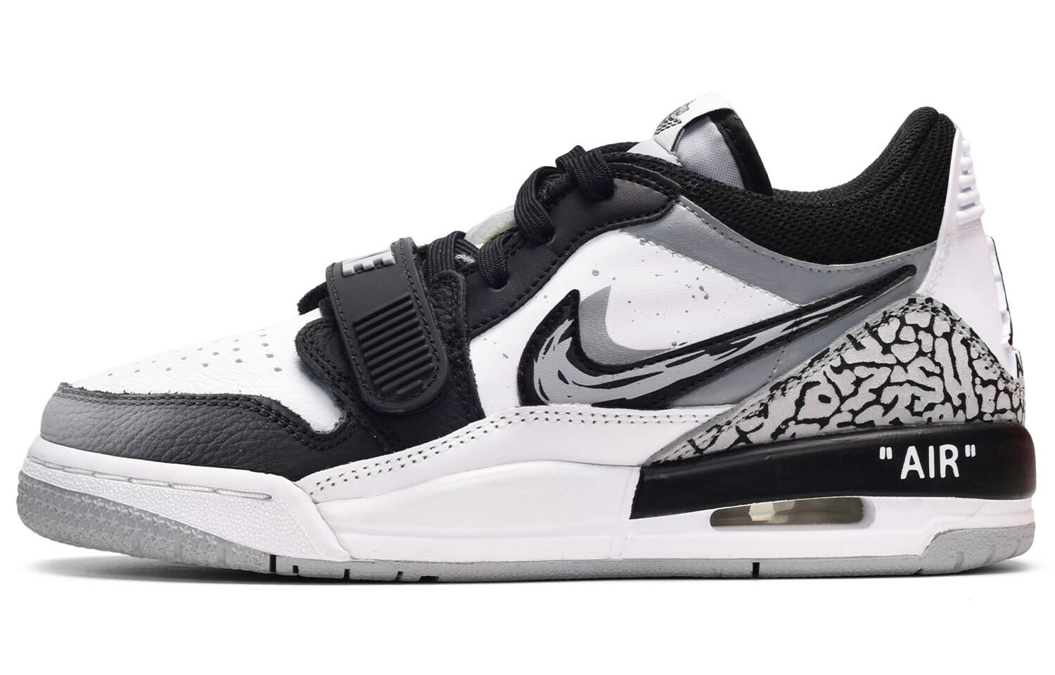 

Кроссовки JORDAN Legacy 312 Vintage Basketball Shoes Men Mid-Top Gray White Black, Серый, Кроссовки JORDAN Legacy 312 Vintage Basketball Shoes Men Mid-Top Gray White Black