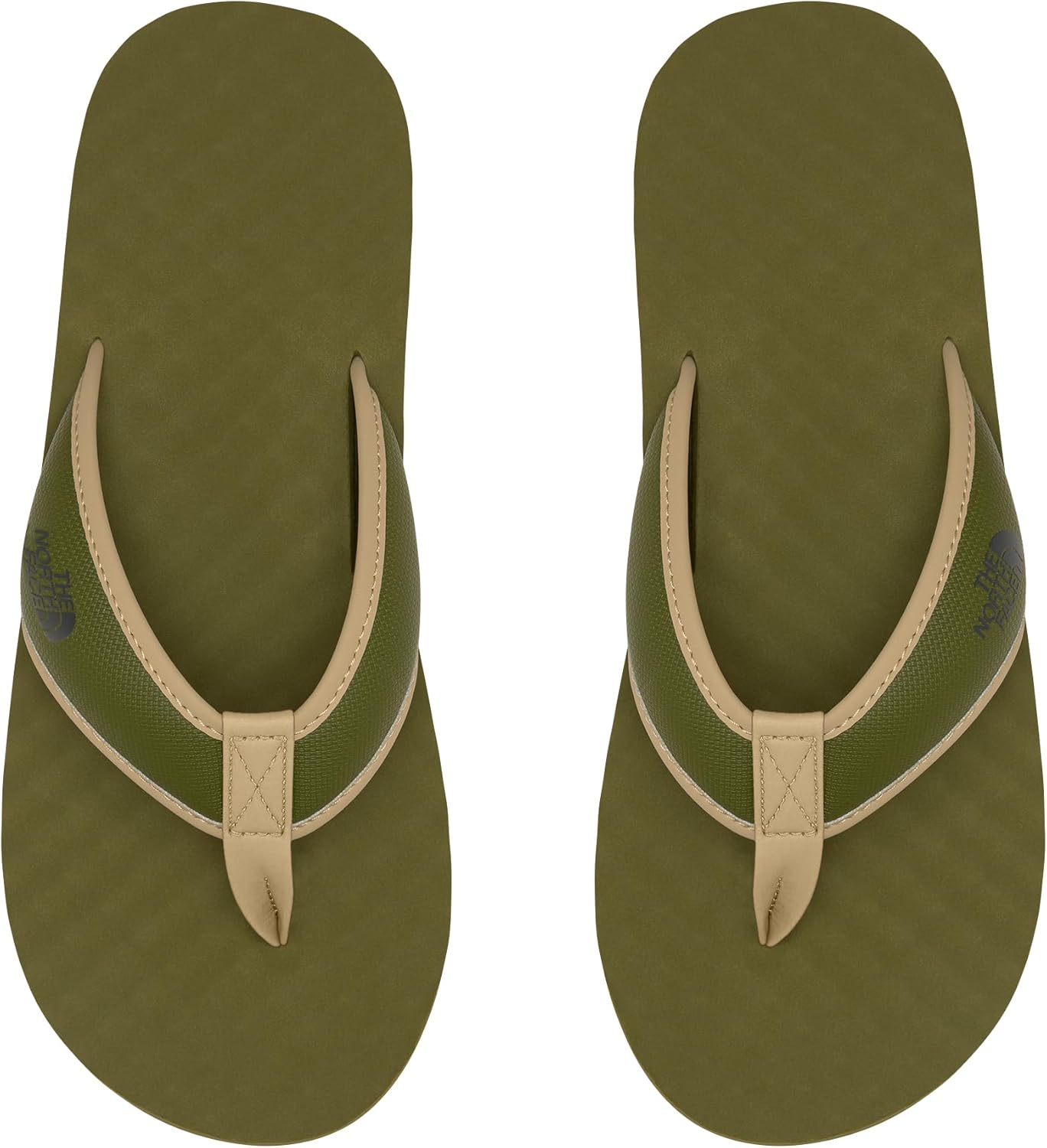 Сандалии The North Face Base Camp Flip-Flop II - Men's, Forest Olive/Forest Olive — фото 2