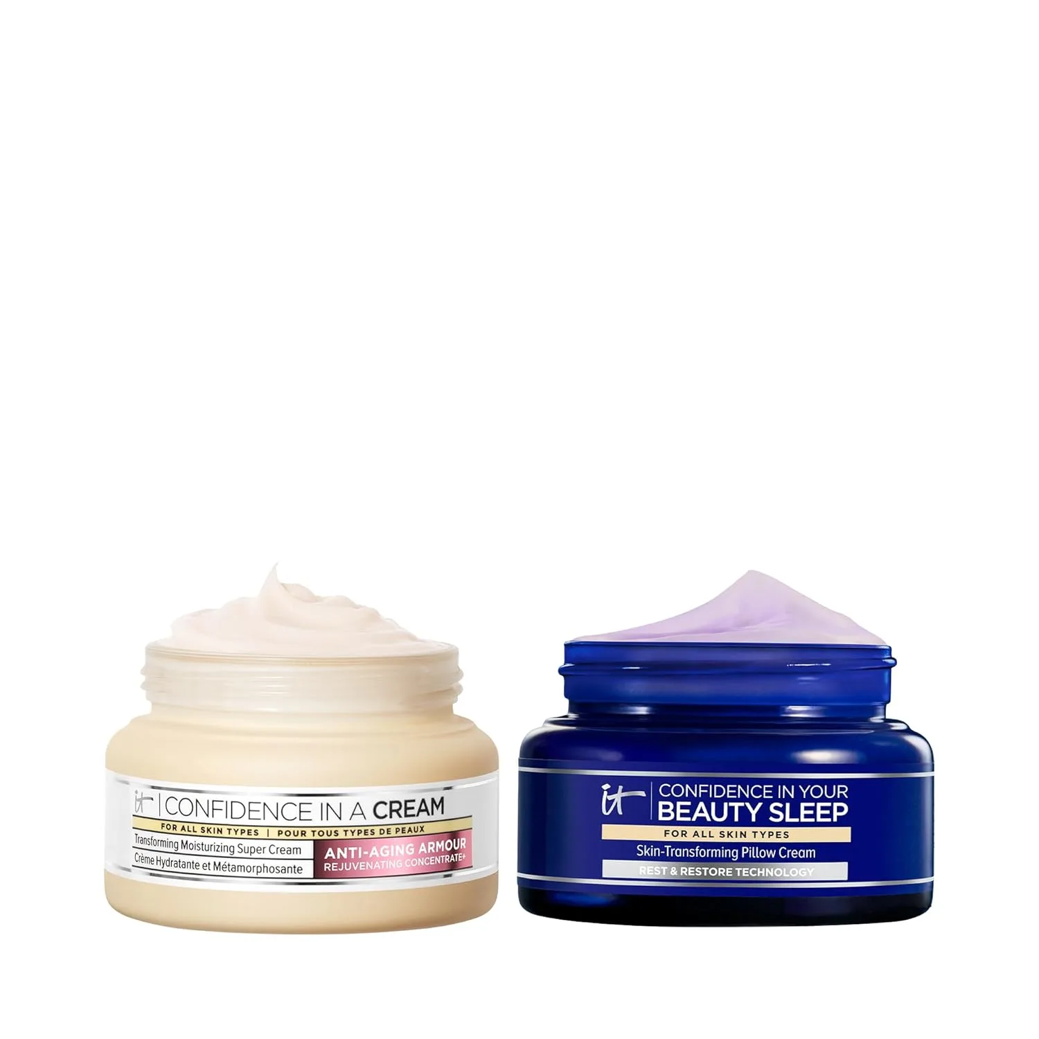 Крем для лица It Cosmetics — Confidence in a cream и confidence in your beauty sleep cream - антивозрастной, 59 мл