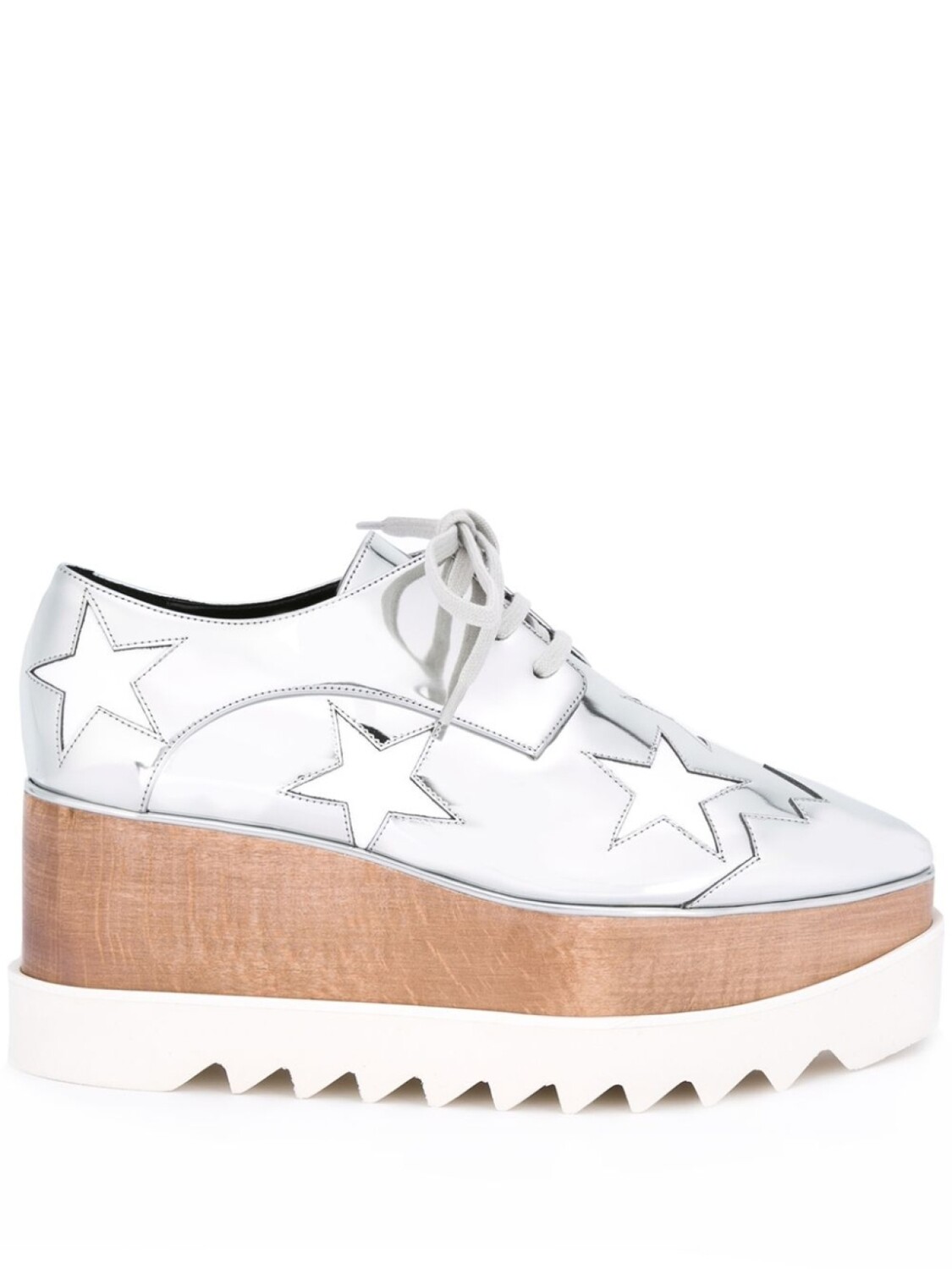 

Stella McCartney туфли Elyse на платформе, металлик