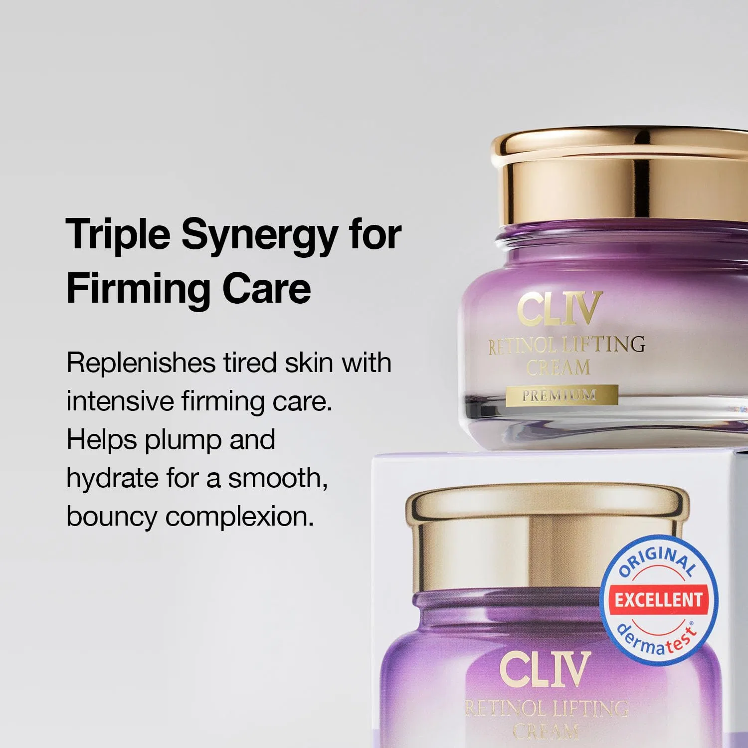 Крем для лица Cliv — Лифтинг- Retinol с % раствором коллагена, 50 мл — фото 2