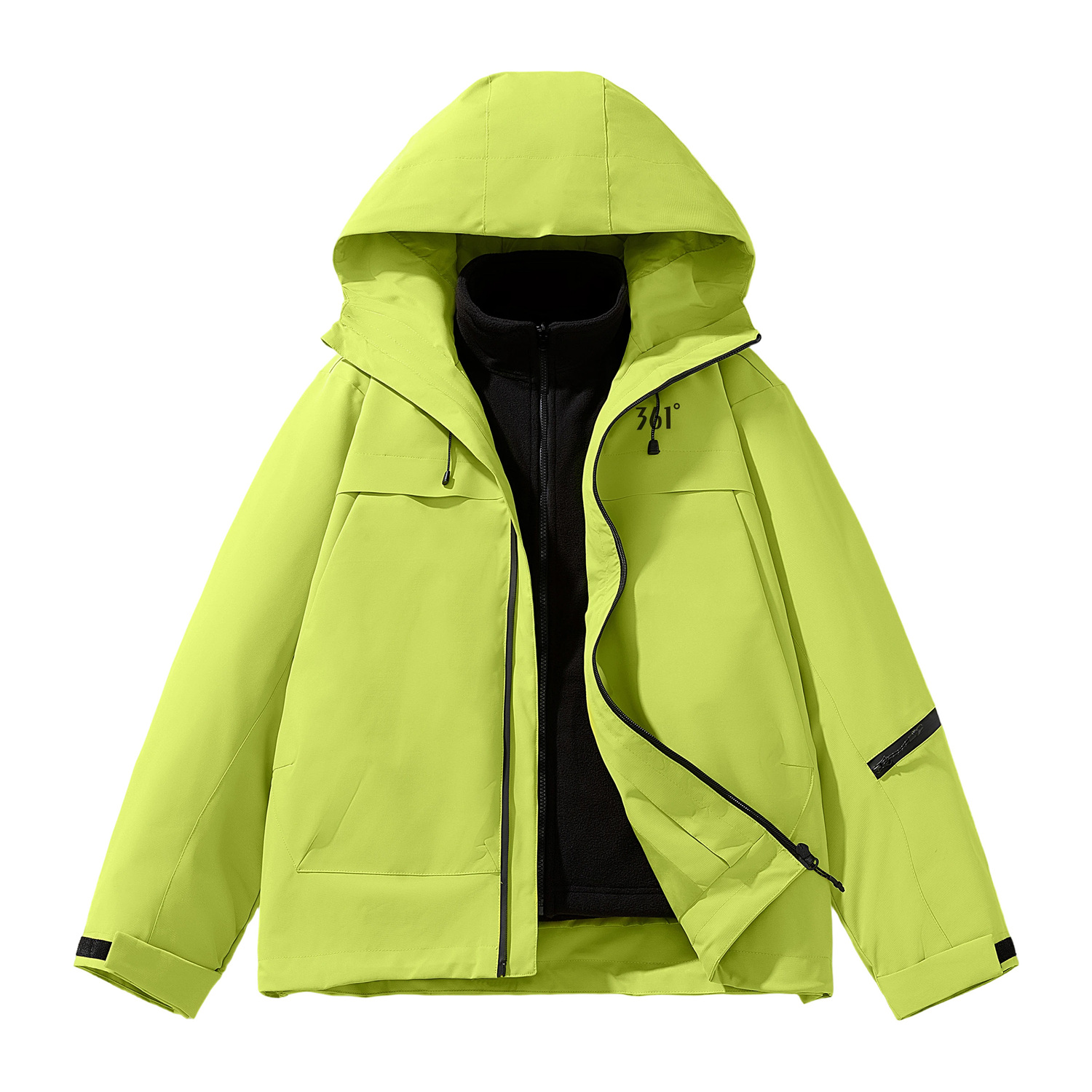 

Куртка Unisex Hooded Fleece lined Others 361°, hydrogen зеленый