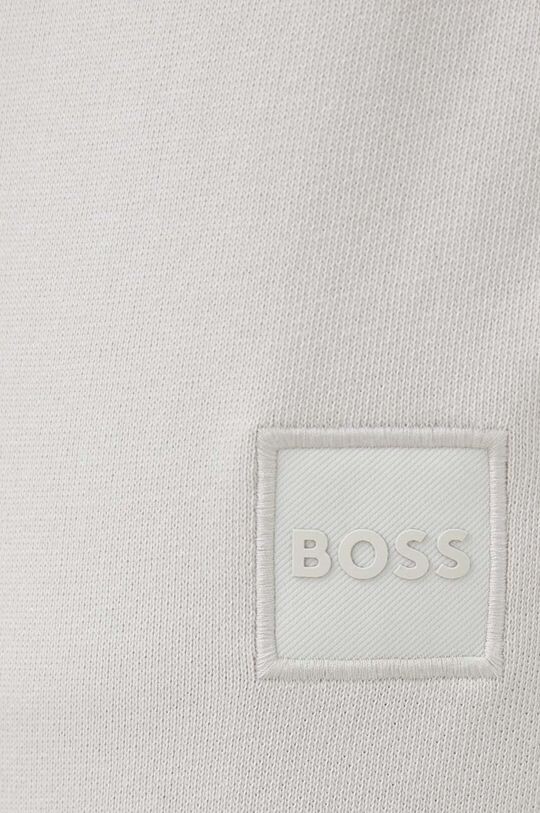 Хлопковые спортивные штаны BOSS BOSS ORANGE Boss, серый — фото 4