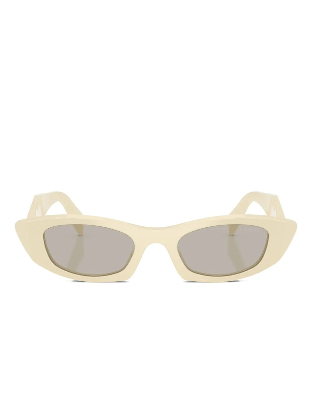 

Солнцезащитные очки Symbole в форме "кошачий глаз" Prada, кремовый