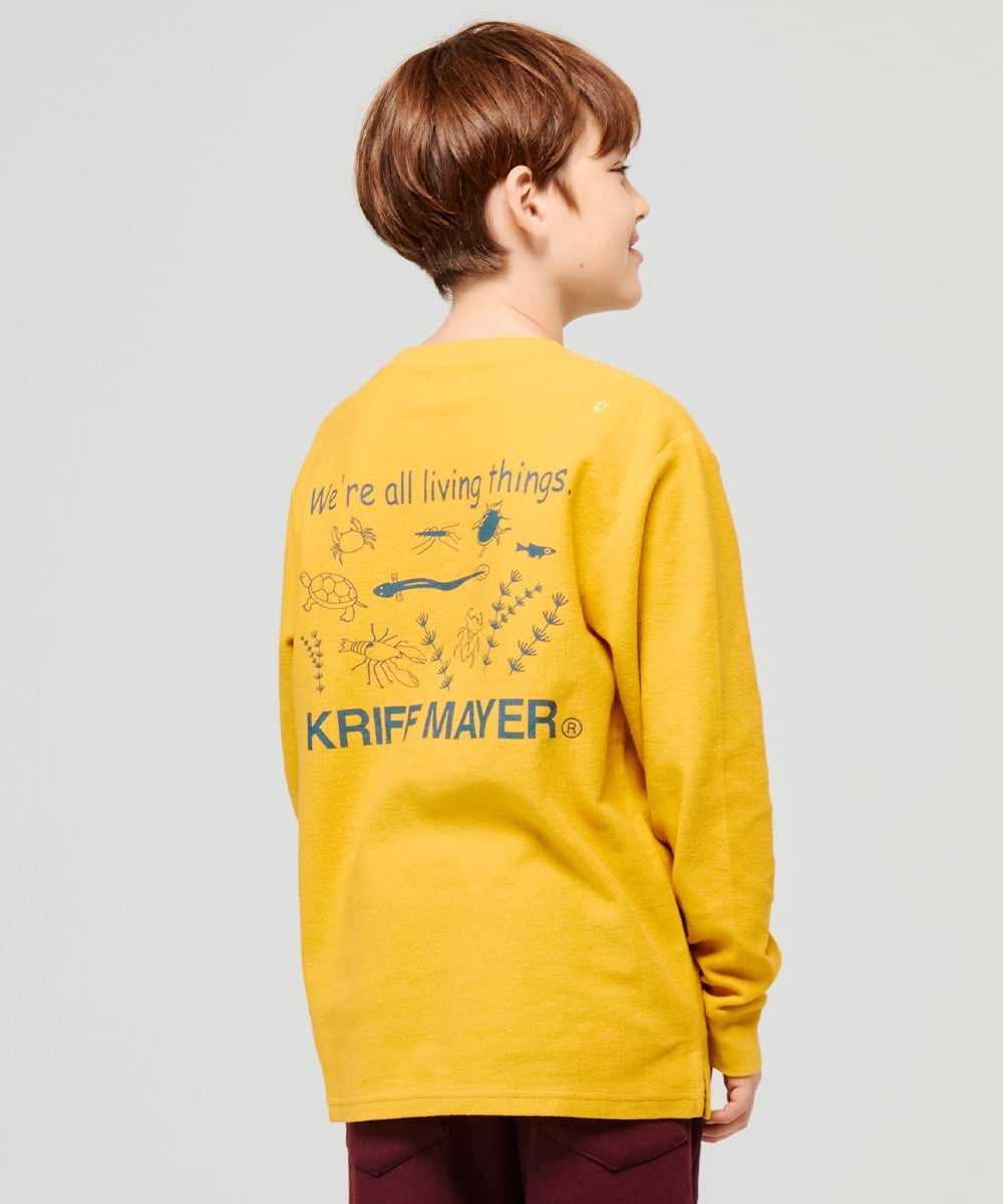 Футболка W Face Print Crew (Pond Creatures) Kriff Mayer, YELLOW — фото 3