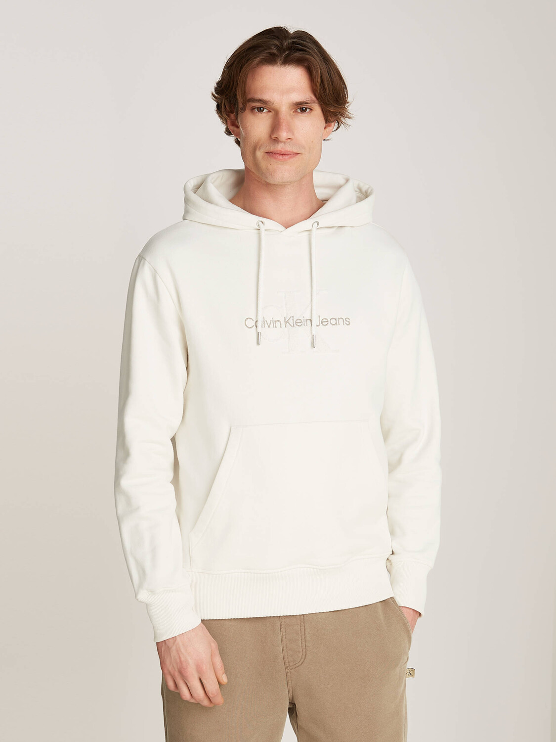 

Толстовка CALVIN KLEIN JEANS Regular Fit, экрю
