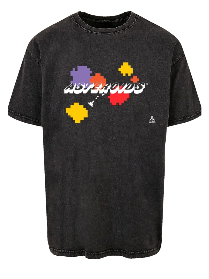 

Футболка F4NT4STIC Oversize T-Shirt Atari Asteroids Retro Gameplay, черный