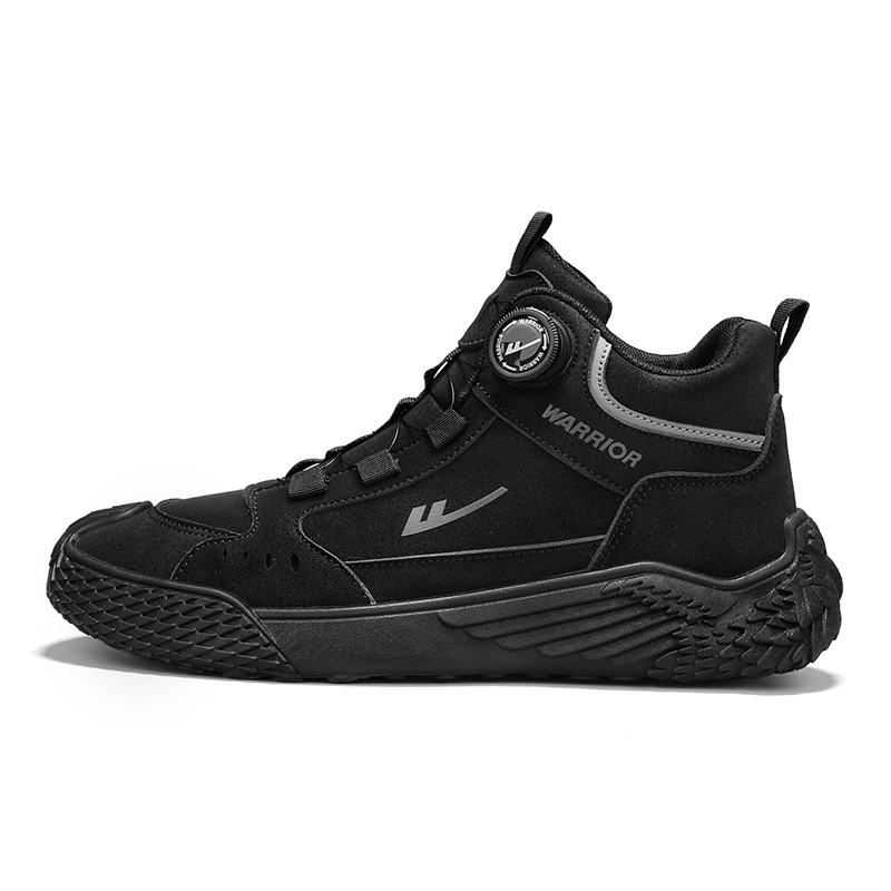 

Износостойкие, легкие, дышащие и нескользящие высокие кроссовки Warrior Wear мужские черные