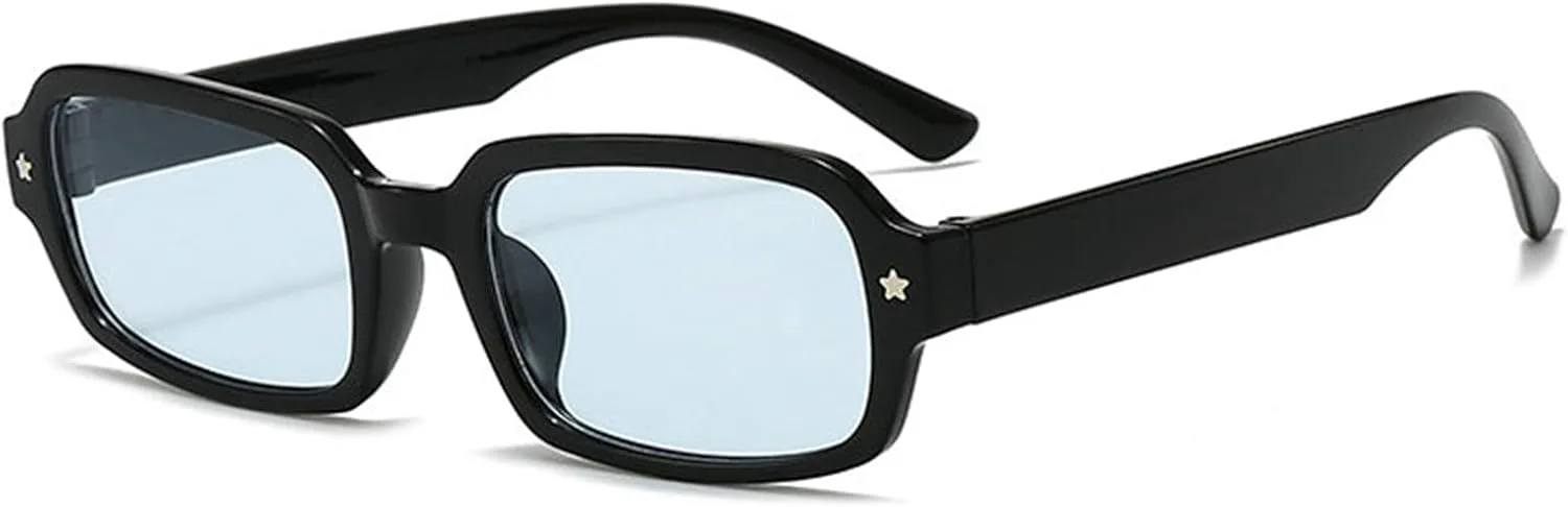 

Солнцезащитные очки Helena в стиле ретро, ​​прямоугольные, для женщин и мужчин, винтажные, в маленькой квадратной оправе, в стиле 90-х, модные, узкие, C14