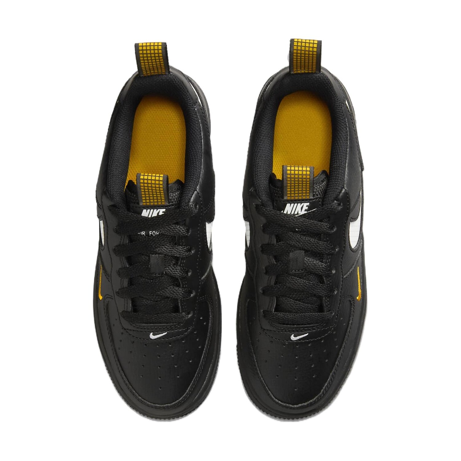 Air Force 1 LV8 GS «Черный университетский золотой» Nike, черный — фото 4