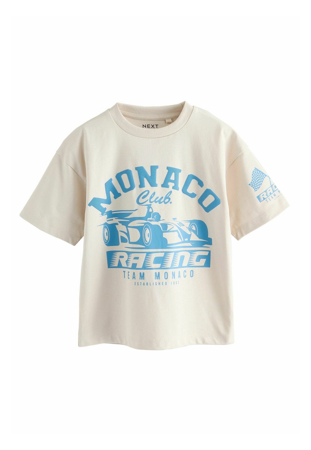 

Футболка с принтом SHORT SLEEVE GRAPHIC STANDARD Next, бежевый