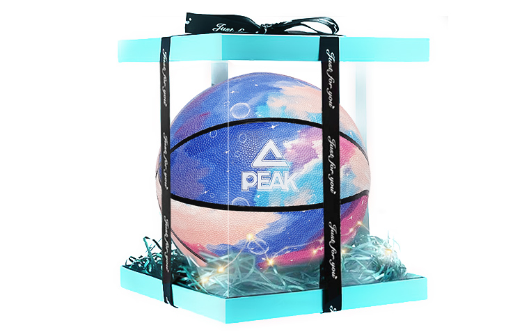 

PEAK Баскетбольный мяч PU розовый синий размер 7 тренировочный unisex