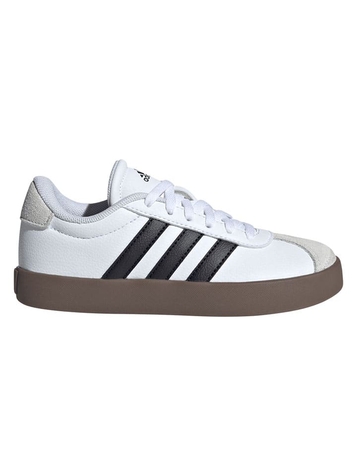 

Adidas Кожаные кроссовки "Court 3.0" в бело-черной расцветке