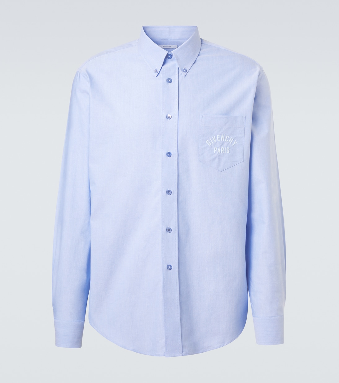 

Рубашка из хлопкового поплина Givenchy Paris Givenchy, Baby Blue