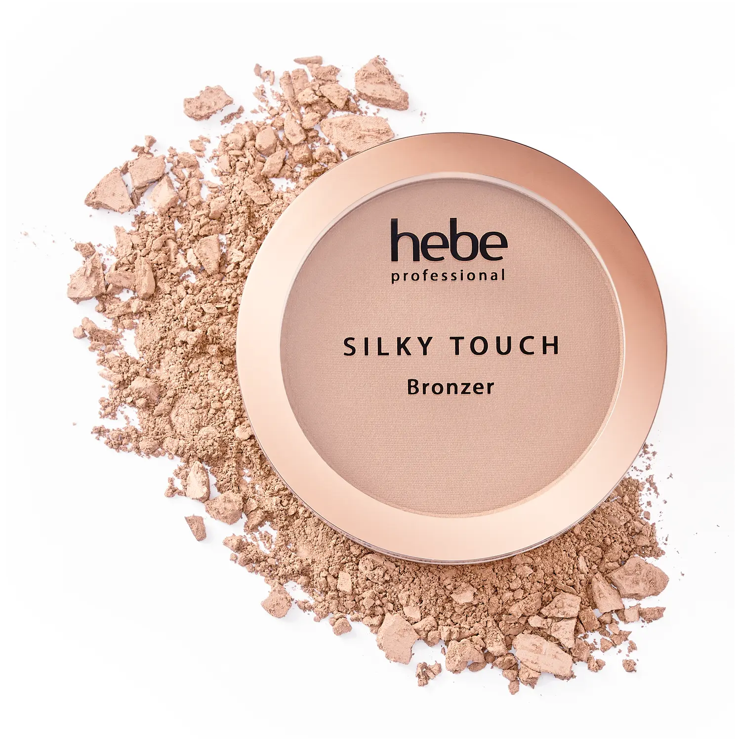 

Капучино-бронзатор для контурирования и моделирования лица Hebe Professional Silky Touch Bronzer, 10 гр