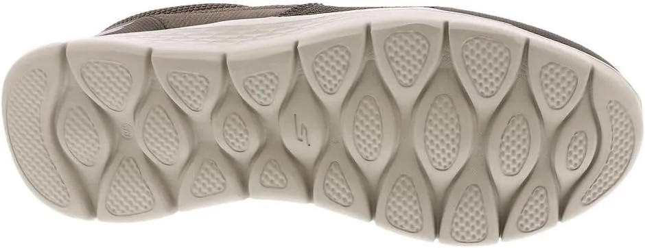 Мужские слипоны Skechers Gowalk Flex-Athletic, повседневные кроссовки с технологией Air Cooled Foam, хаки — фото 4