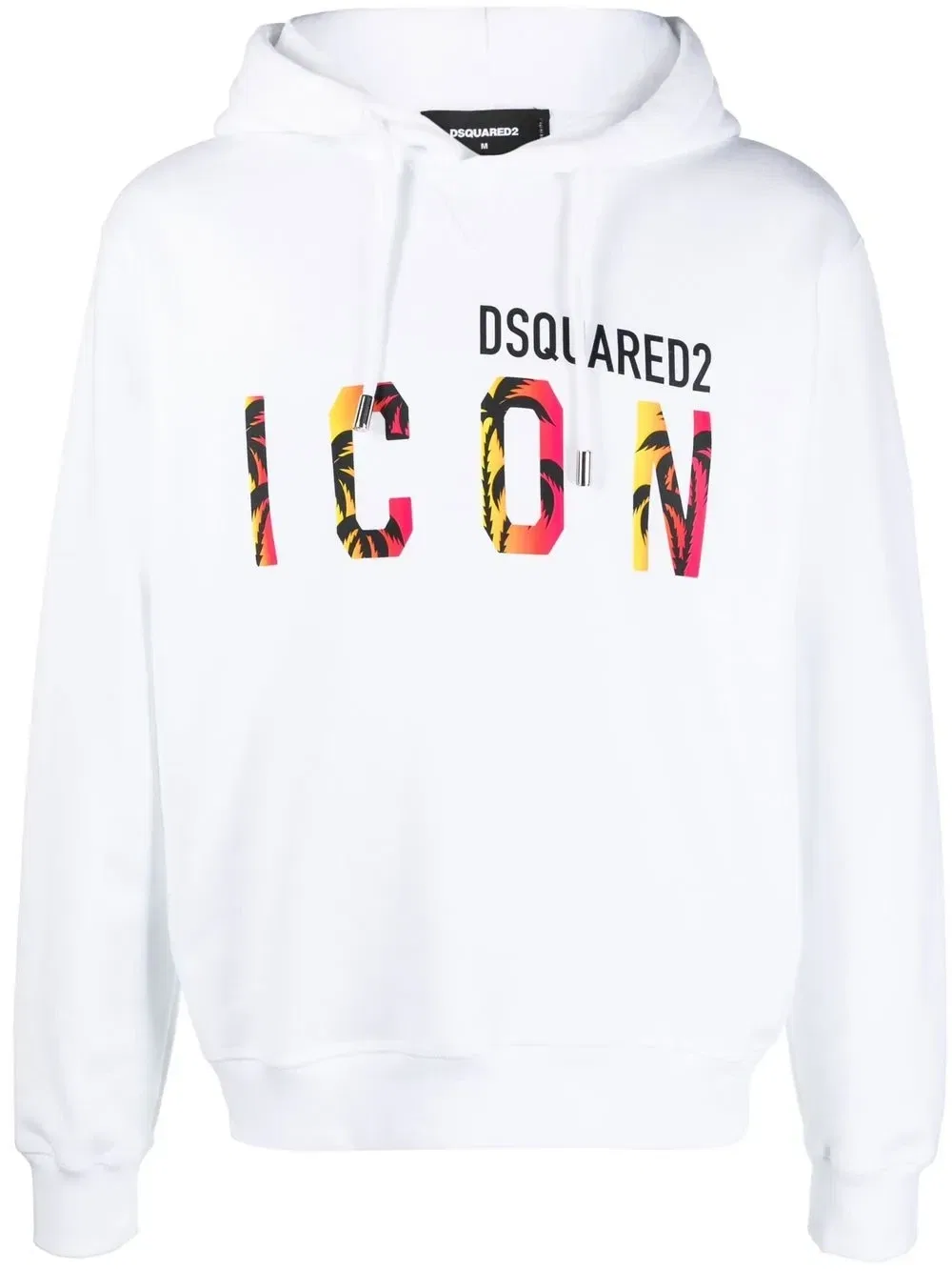 Толстовка с капюшоном и принтом Icon Dsquared2, белый