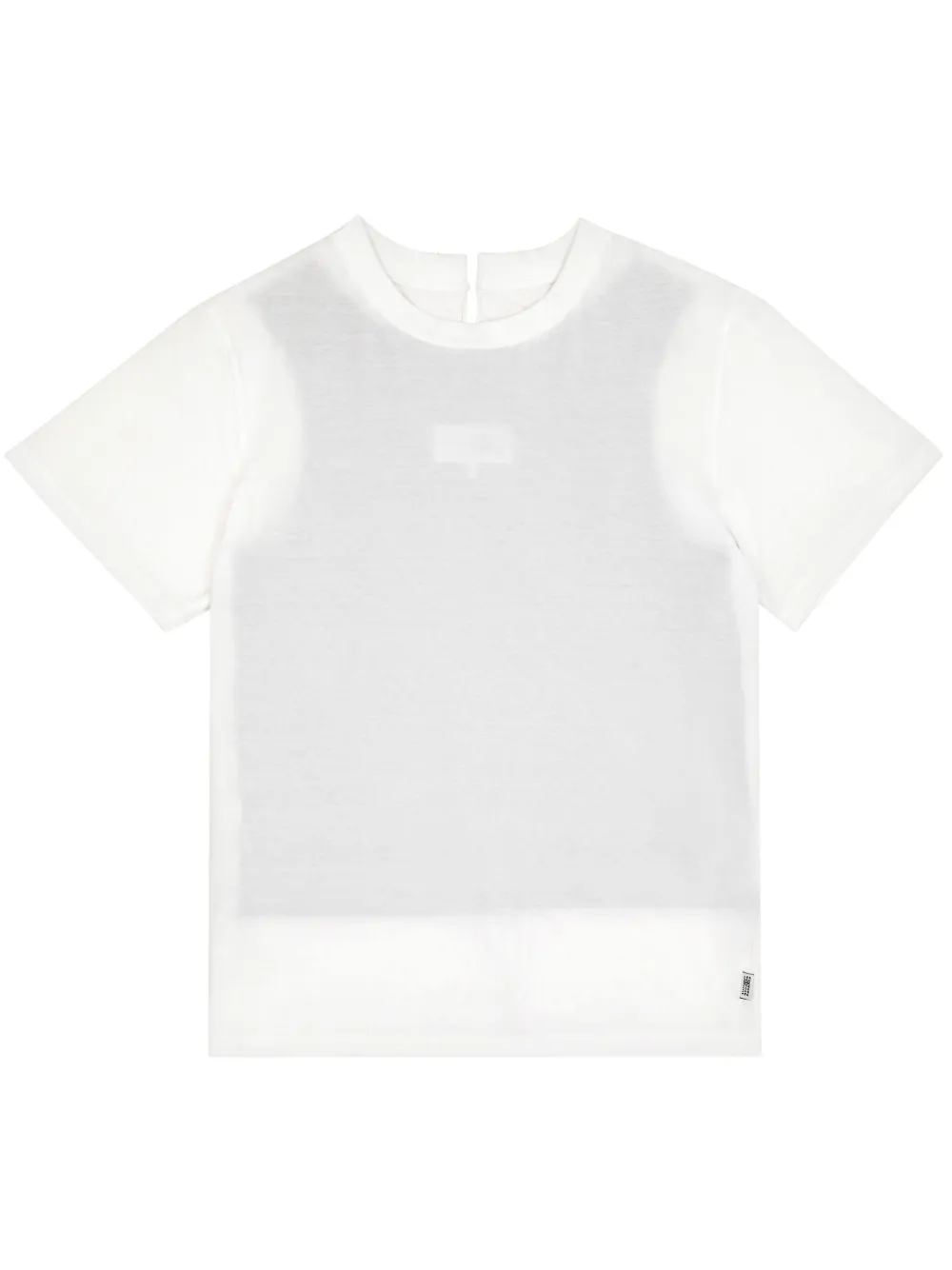 

Многослойная футболка MM6 Maison Margiela, белый