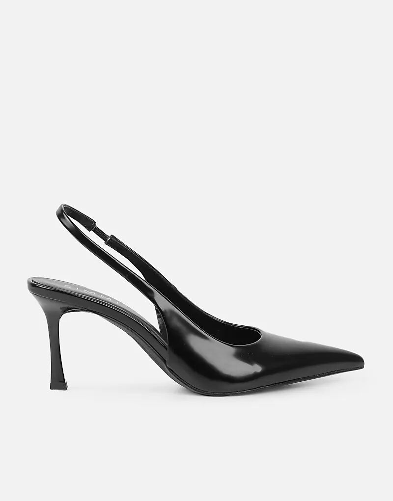 Туфли-лодочки SIMMI Shoes Liorra с открытой пяткой, черные