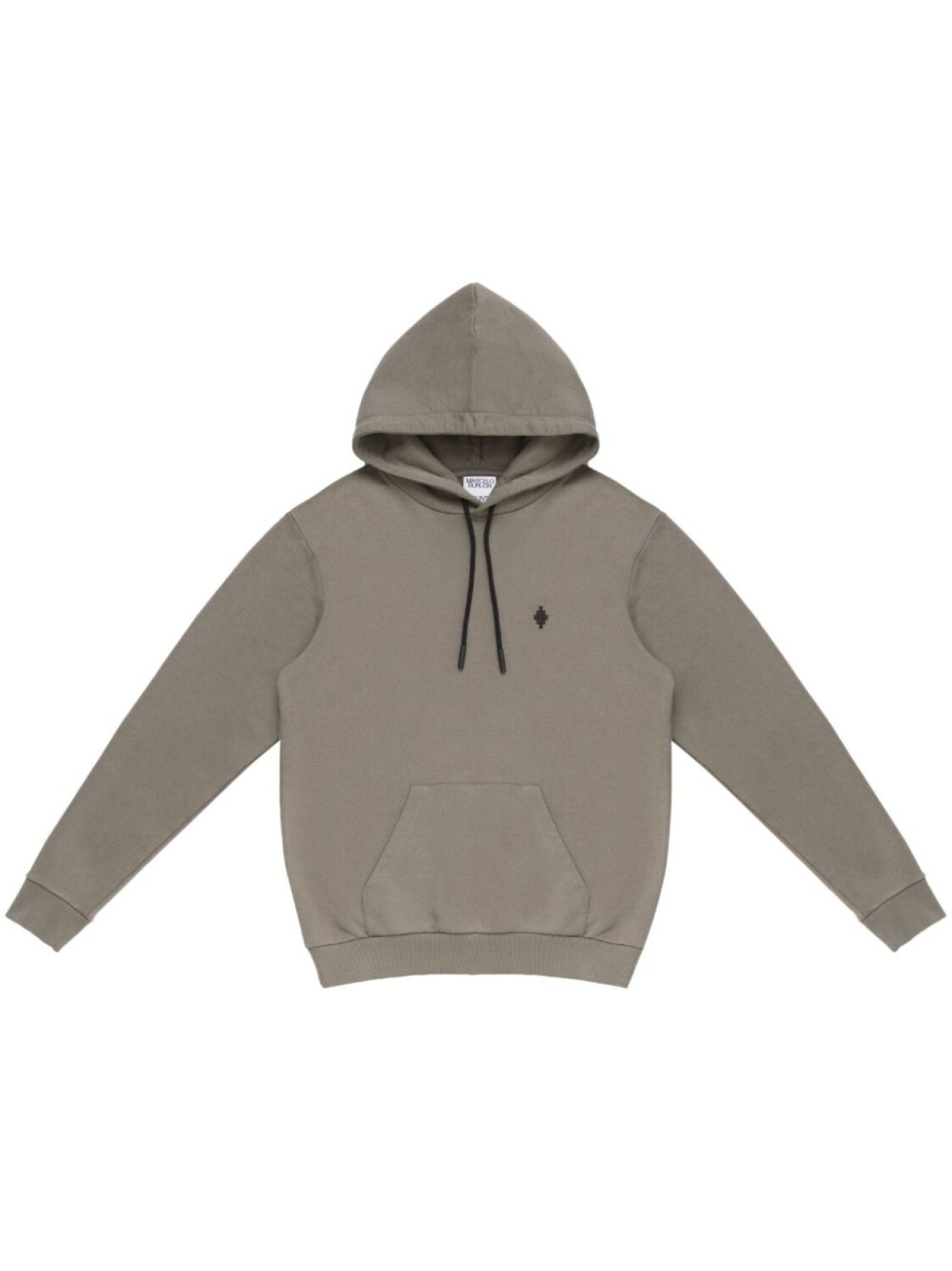 

Marcelo Burlon County of Milan худи с вышивкой Cross, серый