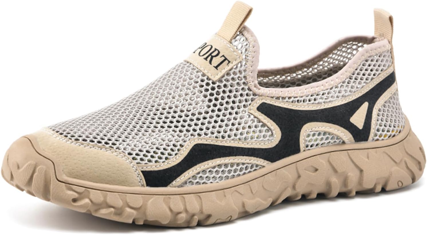 

Мужские дышащие кроссовки для пеших прогулок с мягкой подошвой и амортизацией, повседневная обувь, модные кроссовки Abborora, хаки