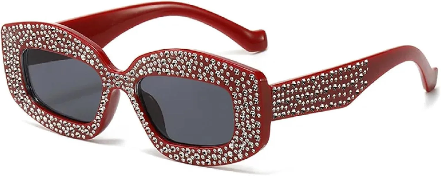 

Солнцезащитные очки с защитой от УФ-излучения UV400 | Легкая оправа | Для женщин и мужчин | Для занятий спортом на открытом воздухе и вождения DSVIGF, Red-black