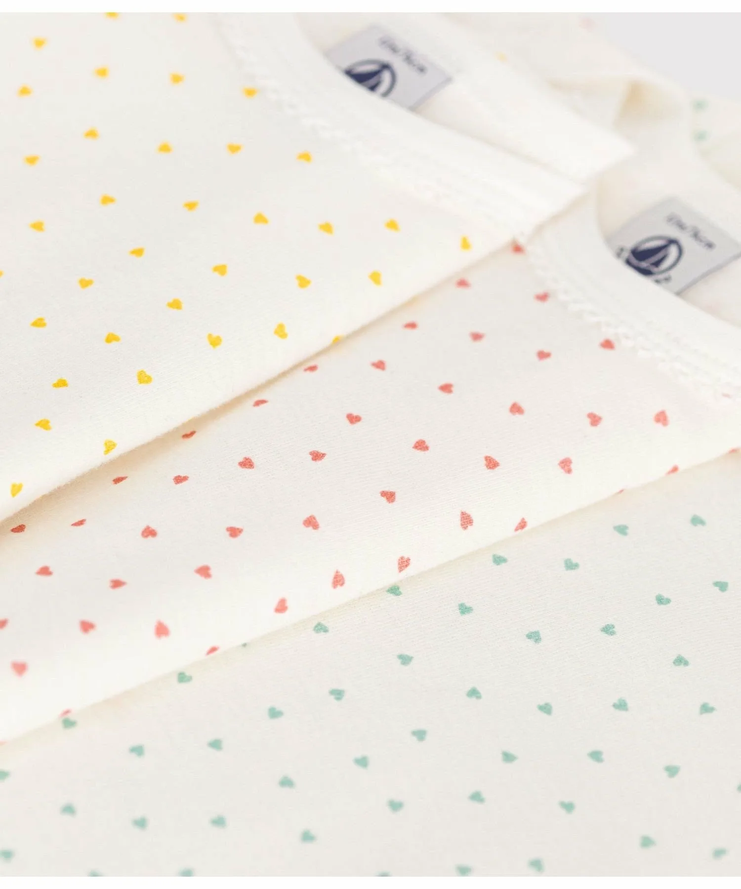 Боди с длинными рукавами (комплект из 3 предметов) PETIT BATEAU, Multicolor 1 — фото 3