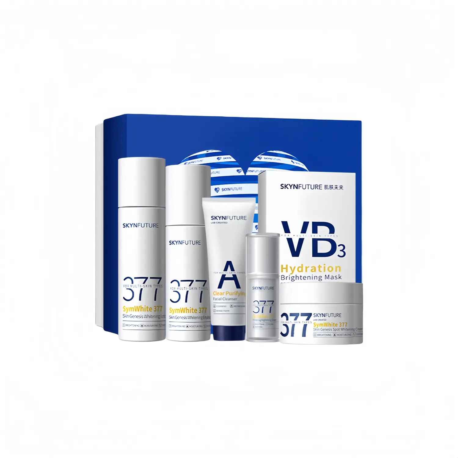 

SKYNFURURE Набор для отбеливания кожи 377 осветление темных пятен увлажнение отбеливающий крем 30г + сыворотка 20мл