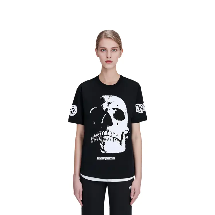Футболка Supreme Bounty Hunter Skulls, черный — фото 3
