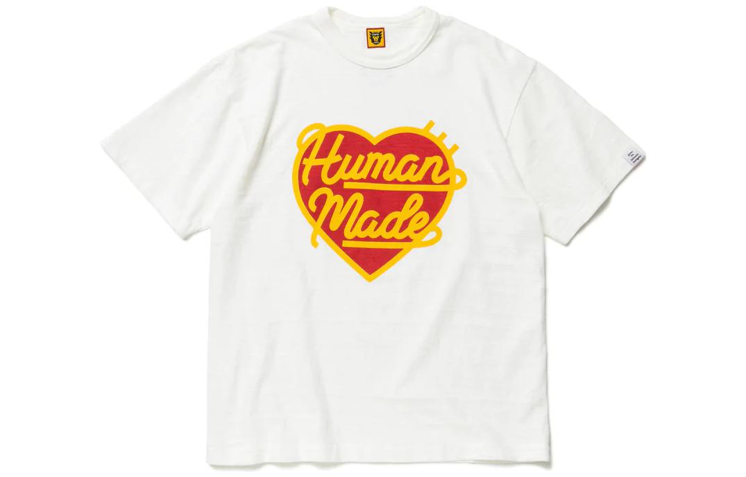 

Футболка с логотипом Human Made Heart, белая, Белый