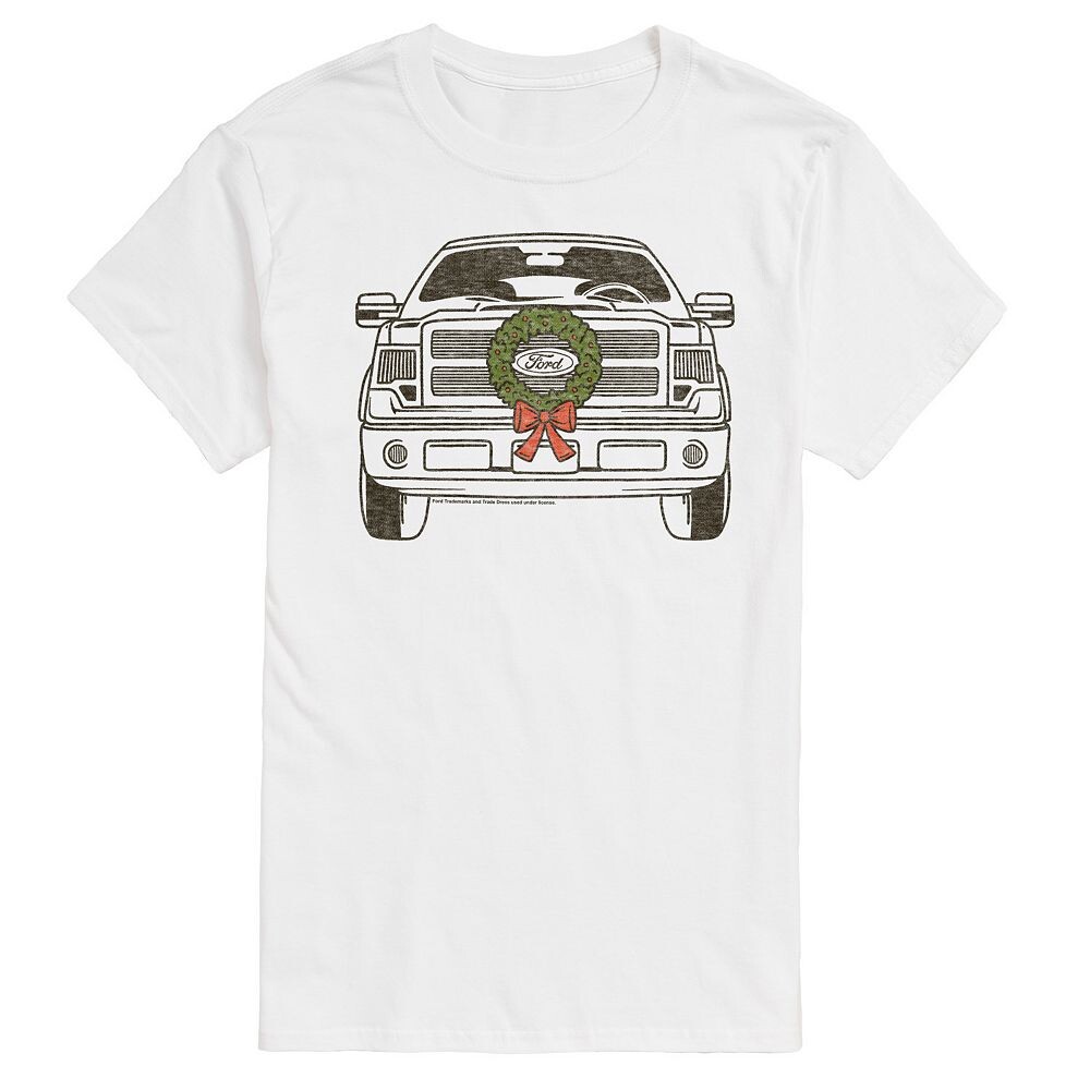 

Big & Tall Ford F150 с футболкой с изображением венка Licensed Character, белый