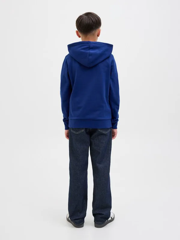 Джинсы прямого кроя jjichris jjoriginal Jack & Jones Junior, Blue Denim — фото 3