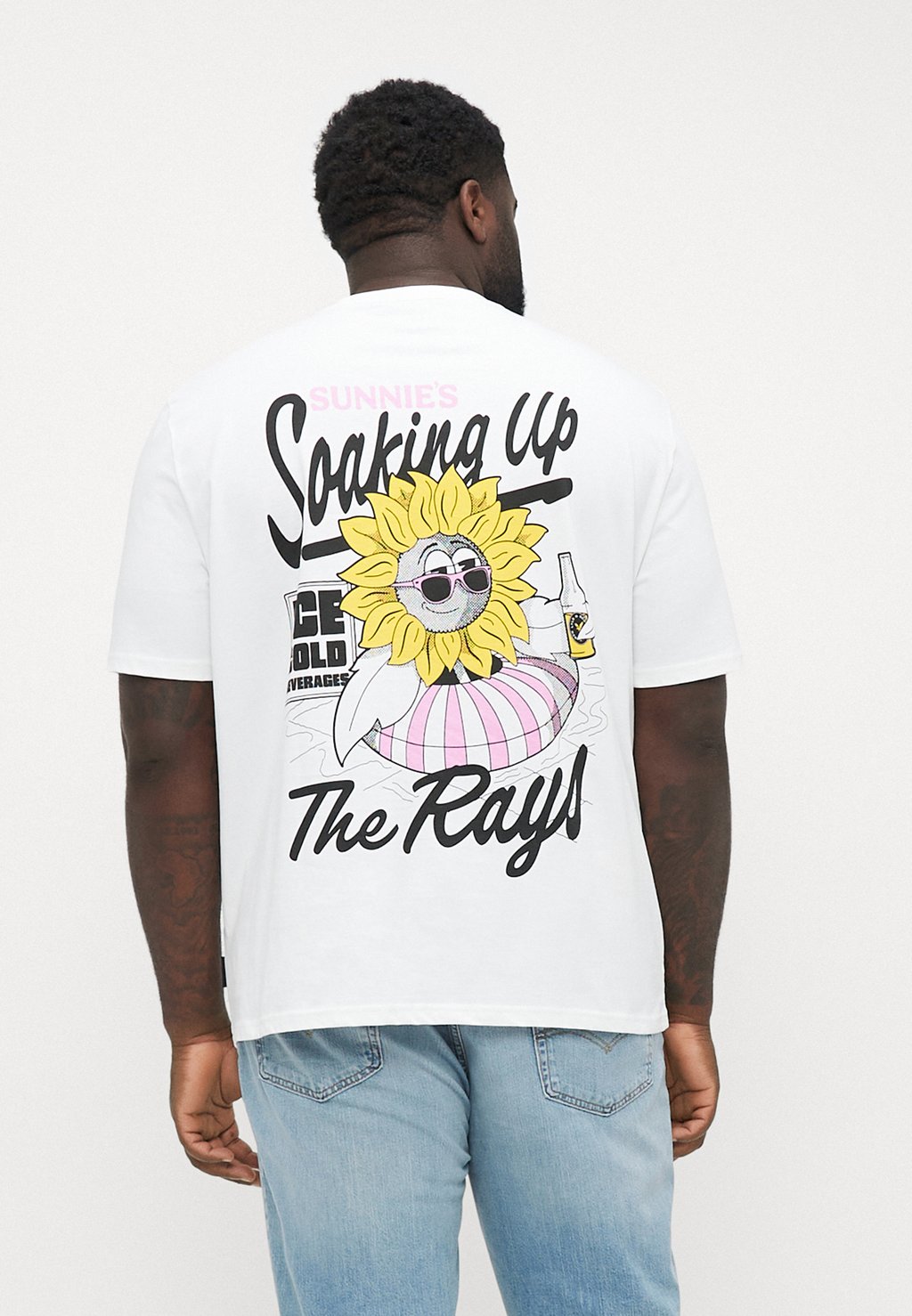 

Футболка с принтом PLUS SUNNIES POOL BAR GRAPHIC Lyle & Scott, белый