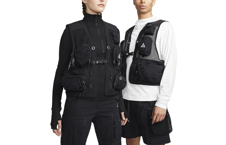 

Жилет унисекс черный Nike, черный