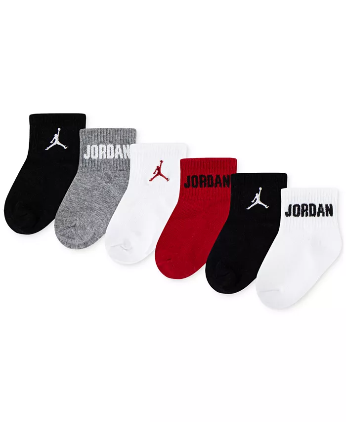 

Детские повседневные носочки, набор из 6 пар Jordan, красный