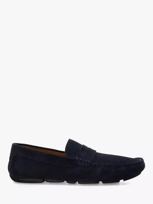 

Лоферы Dune Bradlay Saddle Suede, темно-синий