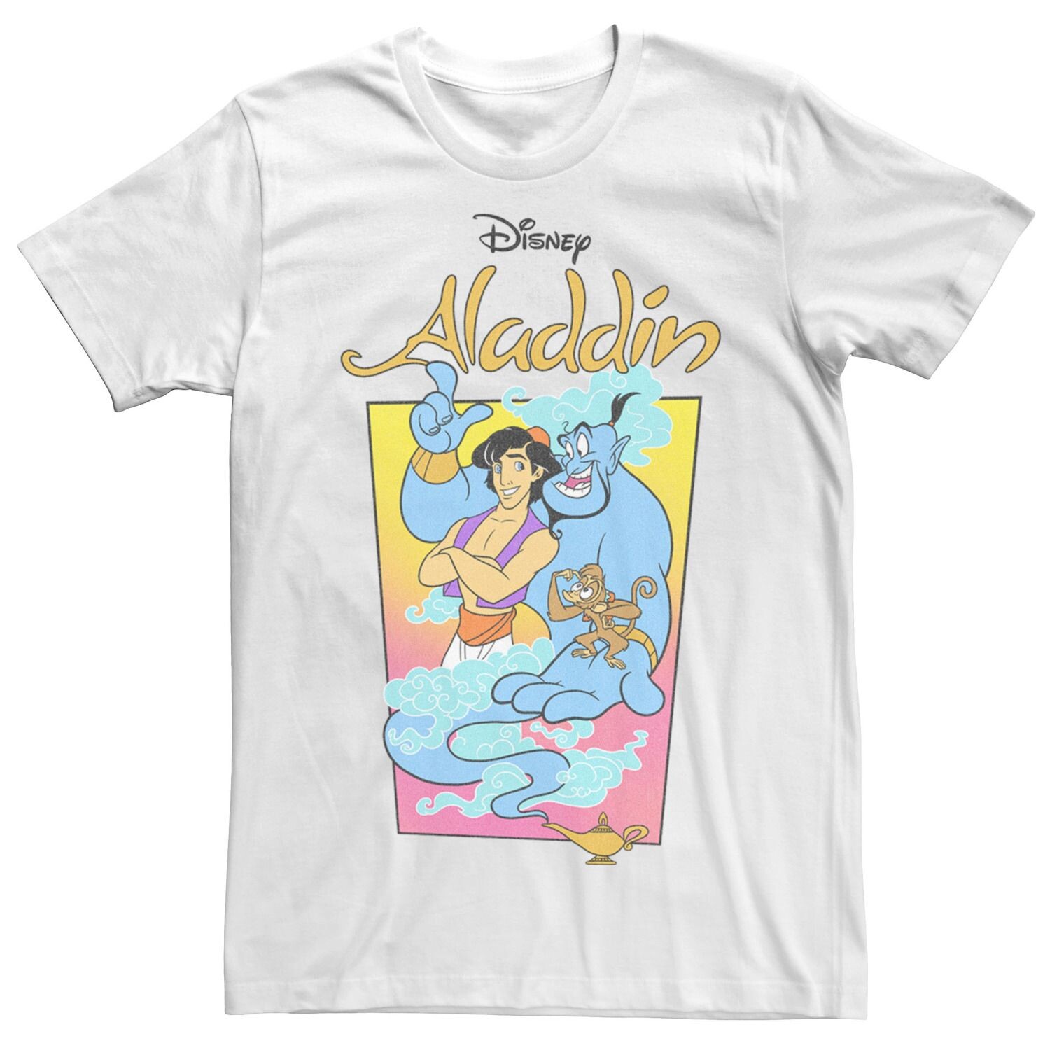 

Мужская футболка с винтажным плакатом Disney Aladdin