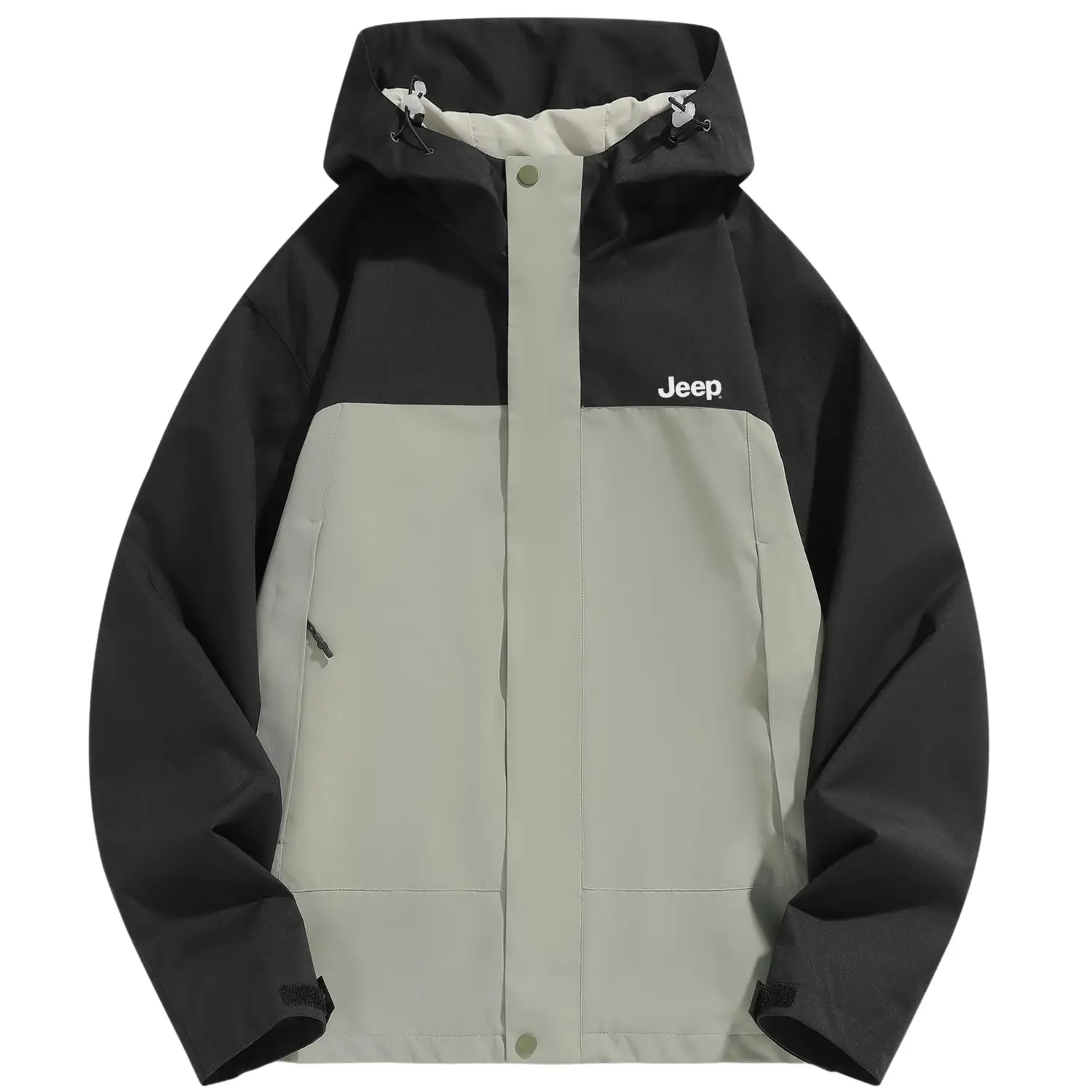 

Куртка унисекс Jeep, цвет Black/Cyan - 3-in-1