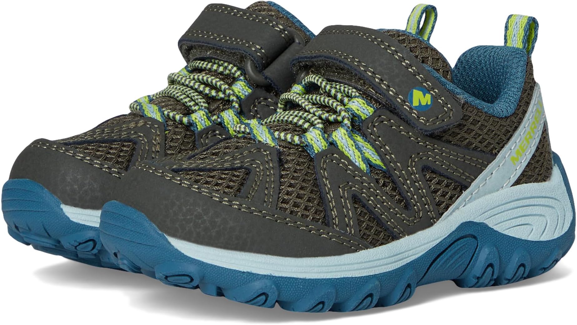 

Походные ботинки Merrell Kids Ridge Trek, оливковый