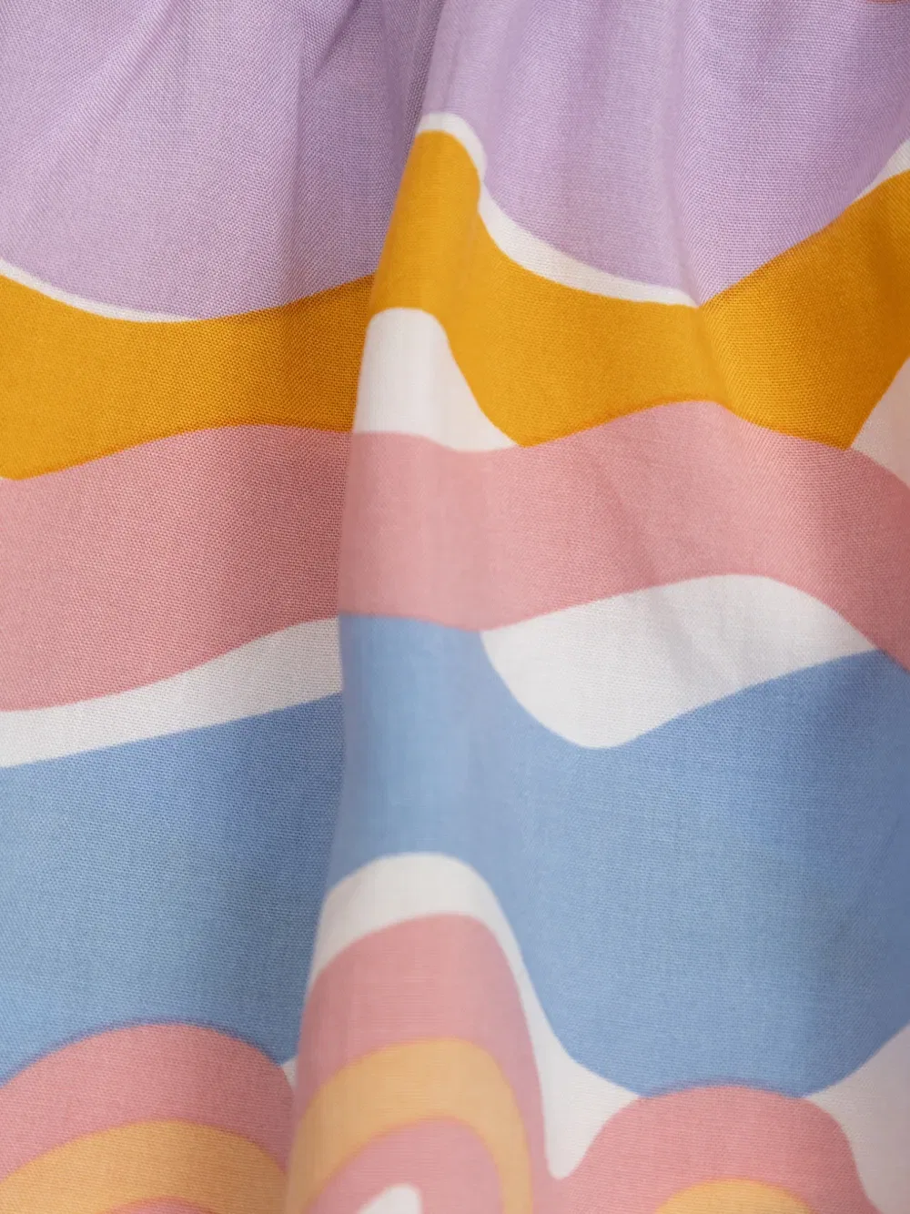 Футболка с узором Stella Mccartney Kids, белый — фото 4