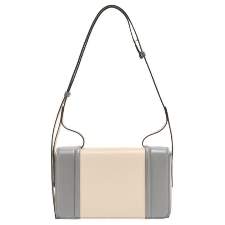 

Furla Кожаная женская сумка через плечо бежево-серая