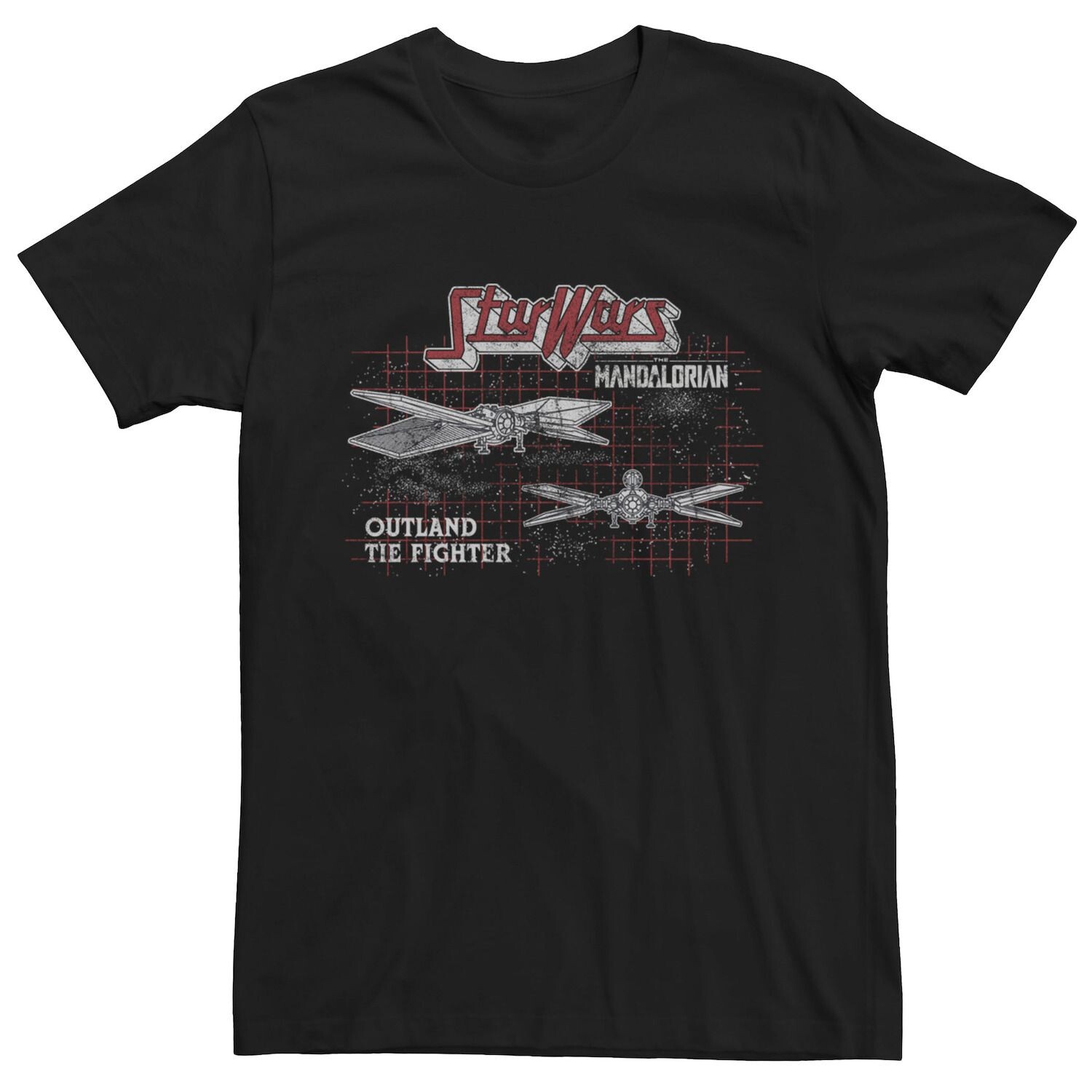

Мужская футболка The Mandalorian Tie Fighter Licensed Character