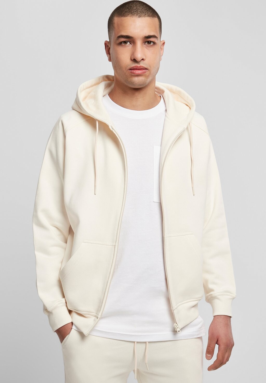 

Толстовка на молнии Urban Classics ZIP HOODY, цвет Whitesand, Белый, Толстовка на молнии Urban Classics ZIP HOODY, цвет Whitesand