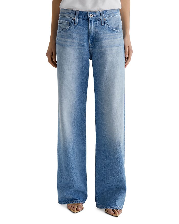 

Джинсы Adria Mid Rise Wide Leg в цвете Siren AG, синий