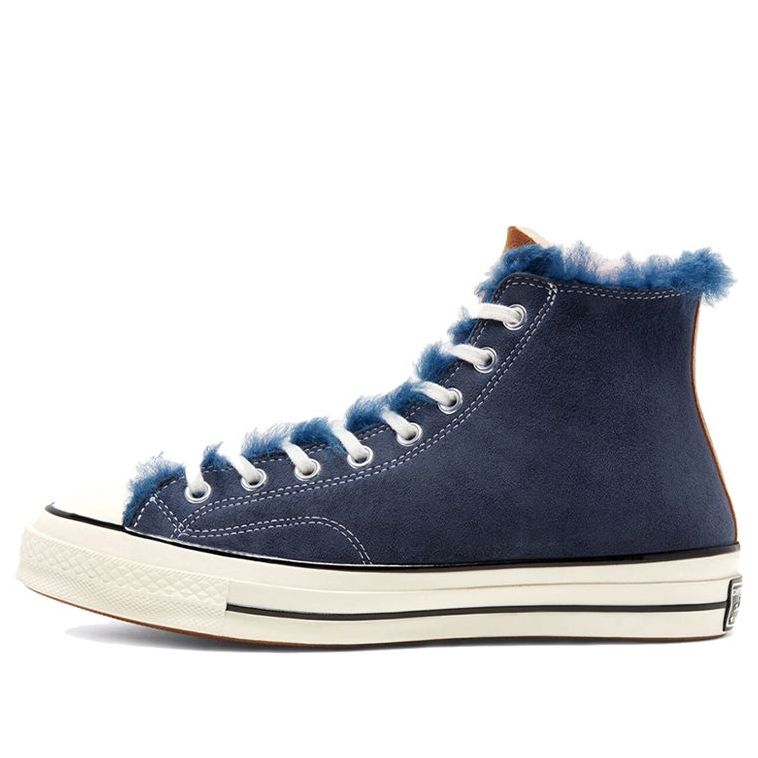 

Кеды Converse Tri Panel x Chuck 70 Hi 'Navy Shearling', розовый