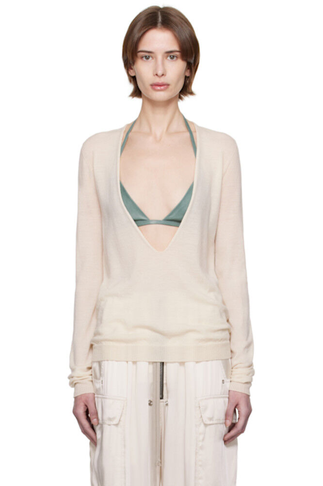 

Off-White Hollywood Xtreme свитер с V-образным вырезом Rick Owens